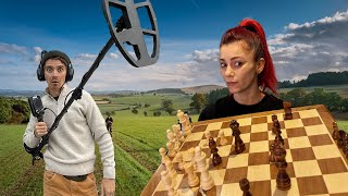 Metal detecting for Roman coins & Teaching Dianne how to play Chess