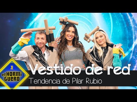 ¡El vestido de red! Pilar Rubio enseña las nuevas tendencias - El Hormiguero