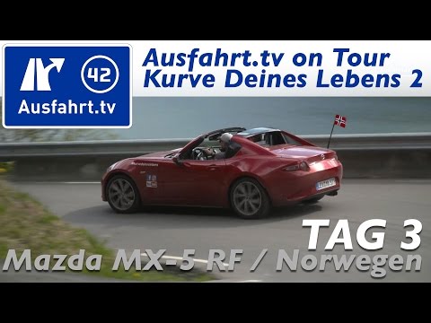 Norwegen Roadtrip 3/4 - Ausfahrt tv on Tour - Mazda MX-5 RF #KurveDeinesLebens 2 #drivetogether