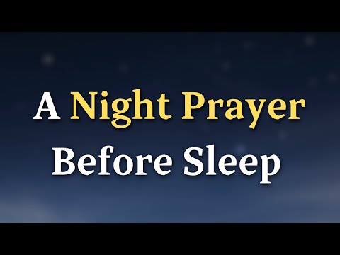 Father, I Release What I Cannot Control Tonight | Night Prayer Before Sleep