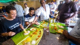 World’s Best Vegetarian Food - $2.78 All You Can Eat!! | Banana Leaf Sadhya - Kerala, India!