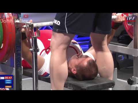 Alexander Kolbin - 630kg 8th Place 66kg - IPF World Classic Powerlifting Championships 2018
