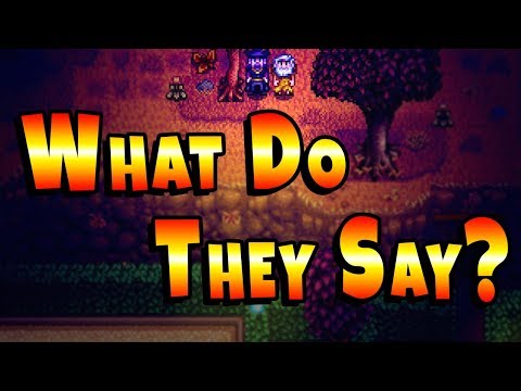Finally Talking To Linus and Wizard At Spirit's Eve Festival! - Stardew Valley