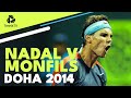 Rafael Nadal vs Gael Monfils Title Showdown | Doha 2014 Final Extended Highlights