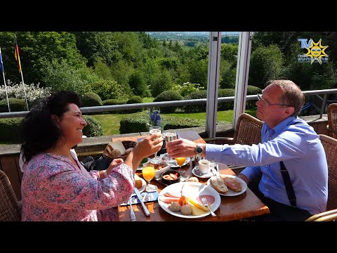 Einblicke im Panorama Restaurant Bokkerijder am Dreiländereck