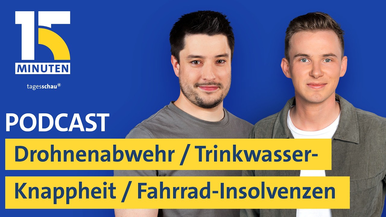 Regierung will Drohnenabwehr verbessern / Trinkwasser wird knapp / Ende vom Fahrrad-Boom?