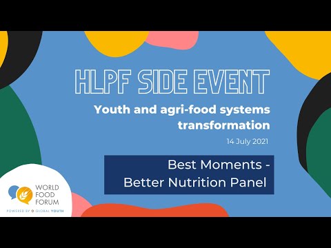 Best Moments of the HLPF Side Event in July 2021 - Better Nutrtition Panel