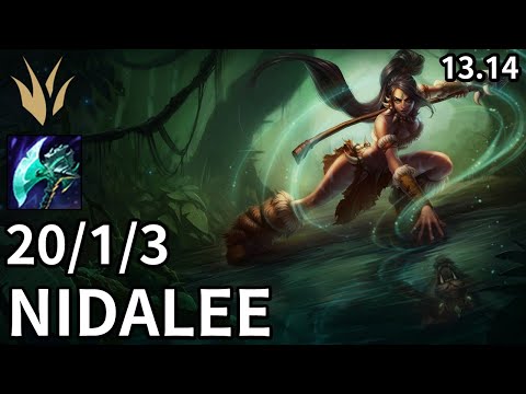 Nidalee Jungle vs Lillia - EUW Master | Patch 13.14