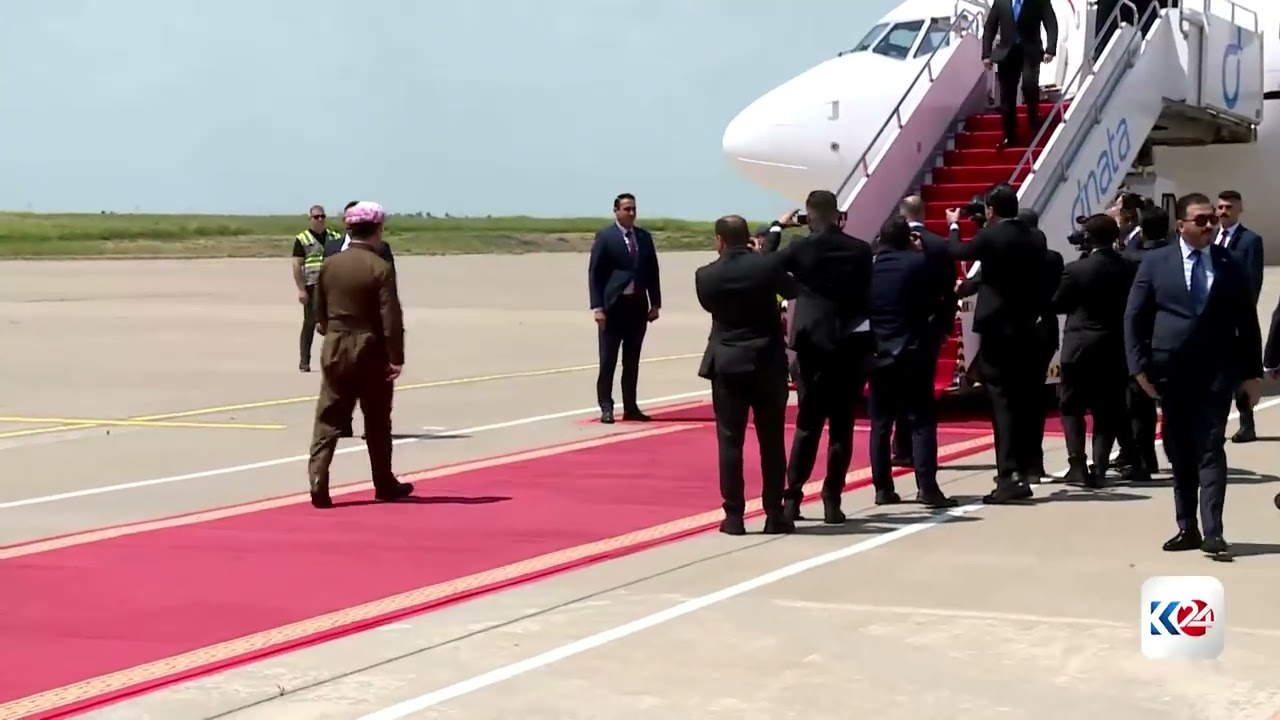 ڤیدیۆ | سەرۆکوەزیران مەسرور بارزانی پێشوازی لە زەیدی کرد