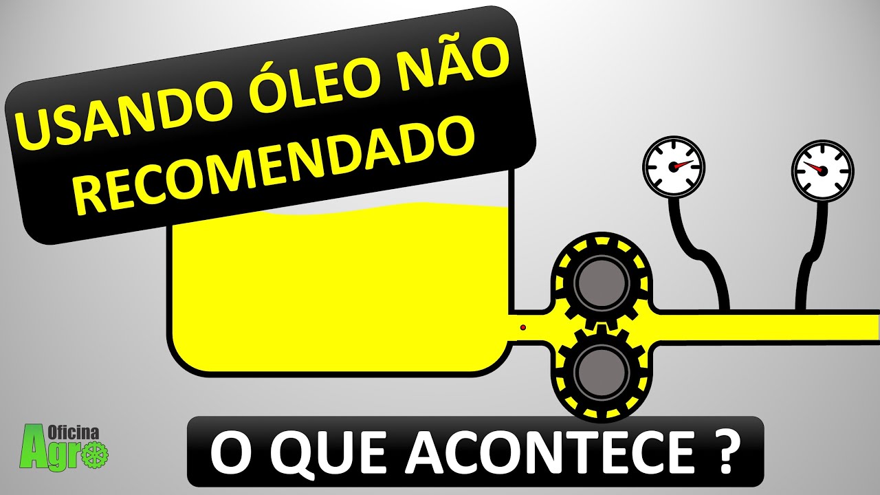 ÓLEO  HIDRÁULICO - Usar um óleo não recomendado