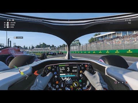 F1 2018 Career Mode | Part 3 | Alfa Romeo Sauber - Australia: RACE Gameplay HD