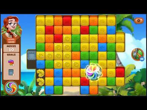 Lost Island Blast Adventure Level 1609 - NO BOOSTERS 🏝️ | SKILLGAMING ✔️