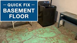 Easy Basement Subfloor for the Laundry Room Floor - a Home Improvement Woodworking Project