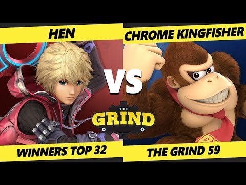 Smash Ultimate Tournament - Hen (Shulk) Vs Chrome Kingfisher (DK) - The Grind 59 SSBU Winners Top 32
