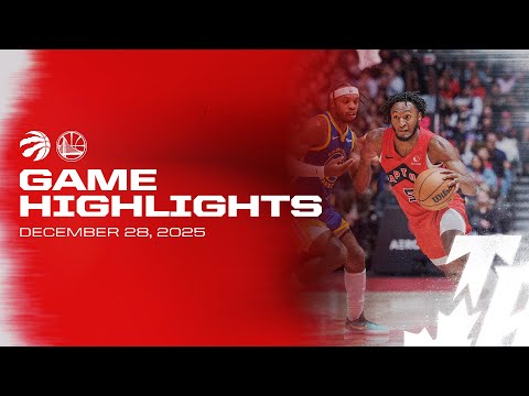 Raptors vs. Warriors Game Highlights | December 28, 2025