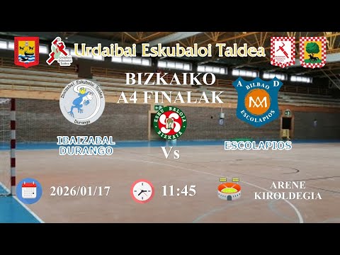 IBAIZABAL VS ESCOLAPIOS 2026/01/17