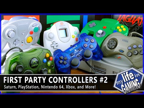 First Party Controllers #2 - Saturn, PlayStation, Nintendo64, Xbox, and More! / MY LIFE IN GAMING