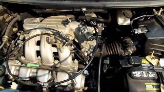 PCV Hose replacement on a 2005 Mazda MPV