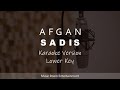 Afgan - Sadis (Lower Key) Karaoke Version