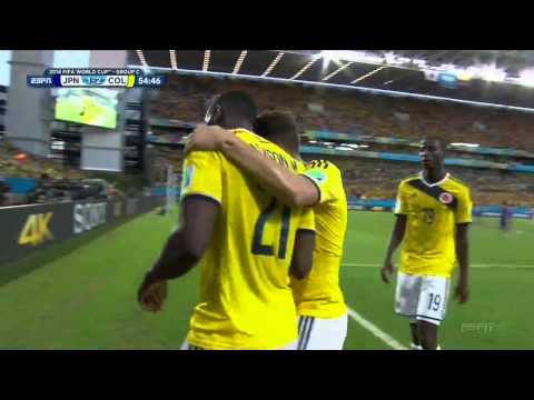 Colombia 2 Japón 1 Jackson Martinez Pache Andrade