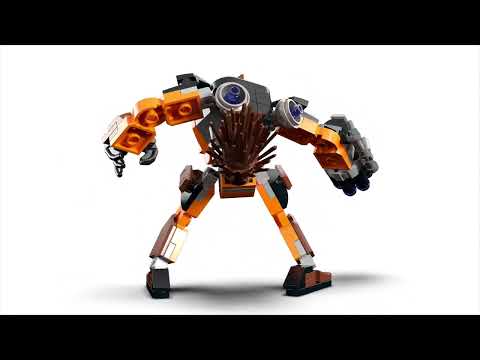 LEGO Marvel Rocket šarvai-robotas 76243 video
