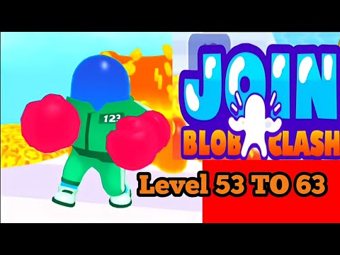 JOIN BLOB CLASH 3D LEVEL 53 TO 63 SATISFYING ANDROID MOBILE GAMES