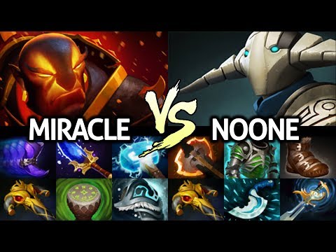 MIRACLE Ember Spirit Scepter VS NOONE Sven Battle Fury Pro Gameplay 7.22 Dota 2