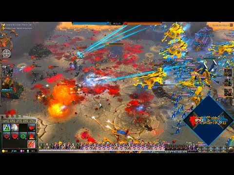 Eldar vs Space Marines, 3v3, Hard AI - Warhammer 40K: Dawn Of War 3 - Deathwatch Mod