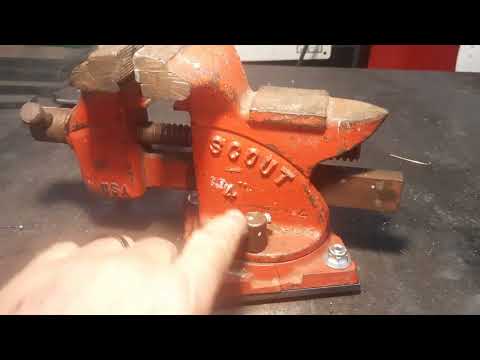 Quick fix for a vice with a broken base.