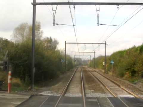 En cabine de l'AM96 480 entre Mons et Tournai