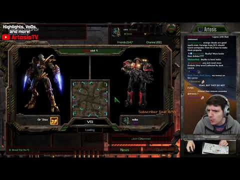 Artosis vs Troll in the chat - Artosis Starcraft Remastered