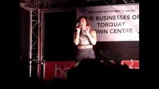 Alexandra Burke - Silent Night - Torquay Christmas Lights 2013