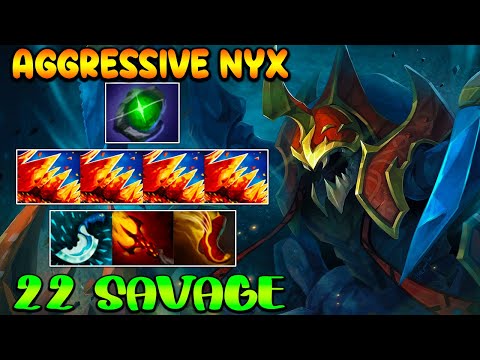 AGGRESSIVE OFFLANE [ Nyx Assassin ] INSANE TEAM FIGHT - DOTA 2 GAMEPLAY