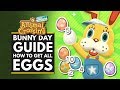 Animal Crossing New Horizons | BUNNY DAY GUIDE - How to Get All Eggs & Find Crafting Recipes