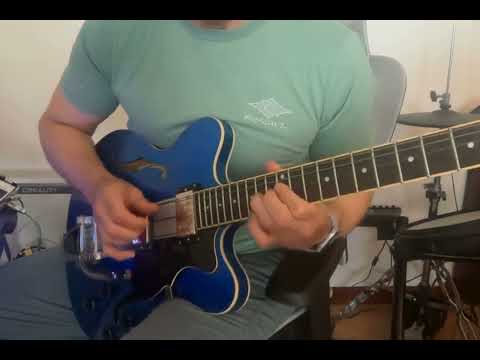 DEMO VIDEO Hofner Contemporary Series Verythin with Rosewood Fretboard 2006 - 2019 - Blue image 19