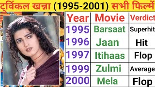 Twinkle Khanna (1995-2001) movie list  Twinkle Kha