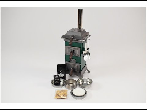 Huss - Karzl-Ofen Siegfried Der Edle grün - Karzl oven Siegfried The Noble green (HU14_01_03_08_H)