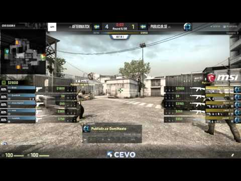 Aftermatch vs Publiclir.SE Game 3 (CEVO-M CS:GO Season 8) - Helium & Launders