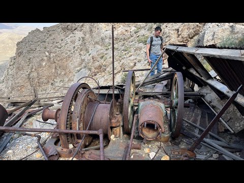 Impressive Headframe and Heavy Machinery at the Anvil Mine