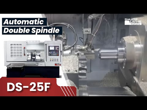 How does the automatic double spindle CNC lathe work ｜double spindle  CNC lathes