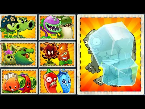 PvZ 2 Random Team Plant Vs Team 5 Frozen Gargantuar - Which Team Plant is Best ?