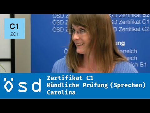 ÖSD Zertifikat C1 – Mündliche Prüfung (Sprechen)