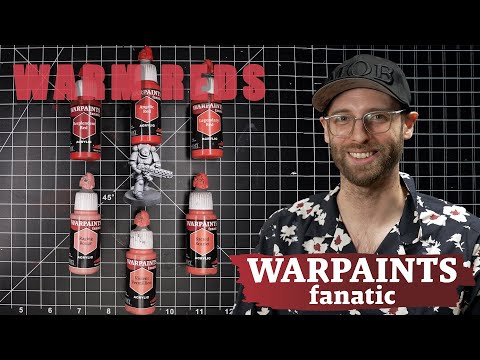 Painting with Warpaints Fanatics - Warm Reds