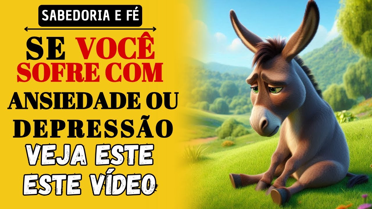NÃO SEJA ANSIOSO   O Burro a Águia e a Raposa –Reflexão, Motivação, SABEDORIA