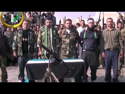 بيان تشكيل كتيبة أحفاد الوليد في مدينة تلبيسة في ريف حمص