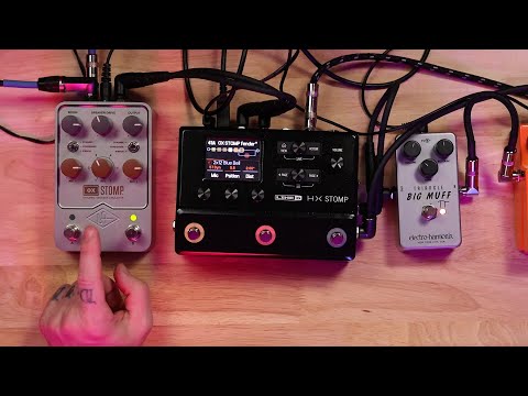 Line 6 HX Stomp with UA OX STOMP! Fender Cab Comparison!
