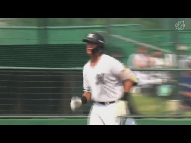 【ファーム】変化球を上手く打った!! マリーンズ・山本大斗 レフトへ第16号ソロホームラン!!  2024年9月7日 千葉ロッテマリーンズ 対 横浜DeNAベイスターズ