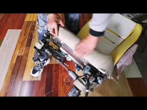 For 2008 to 2012 Honda Accord Driver Bottom Replacement Leather Seat Cover Black