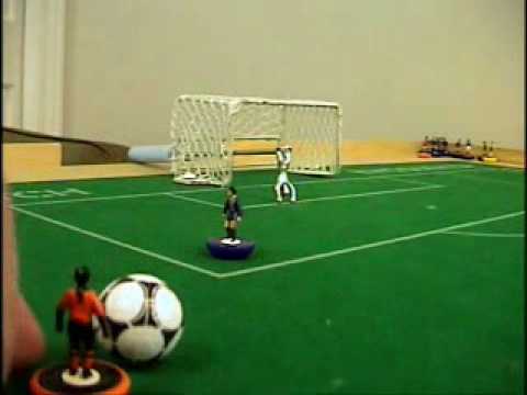 Subbuteo Chip Shot and Goal - Full Speed and in Slow Motion