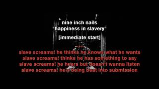 nine inch nails - happiness in slavery (karaoke)